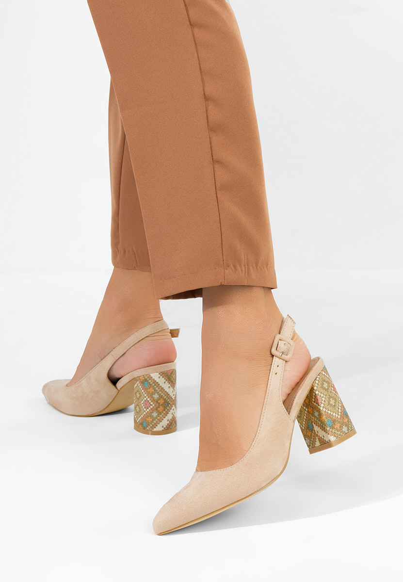 Décolleté Slingback Alesiella beige