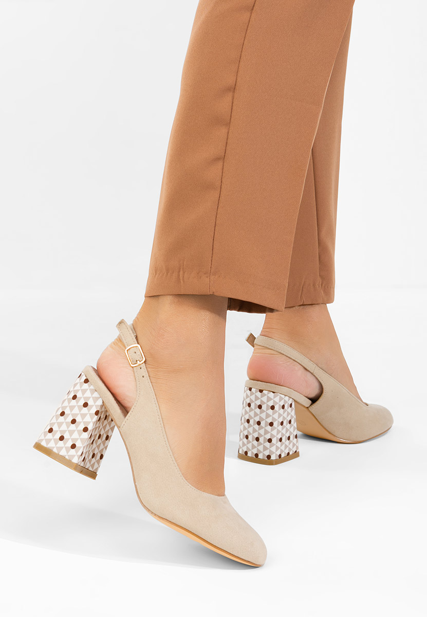 Décolleté Slingback Tolida beige