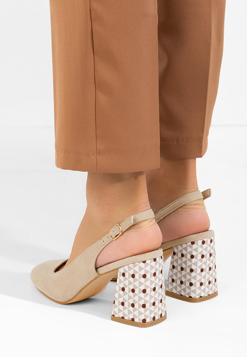 Décolleté Slingback Tolida beige