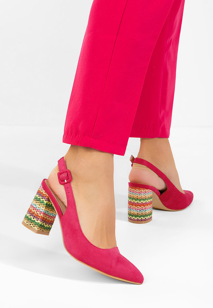 Décolleté Slingback Alesiella fucsia
