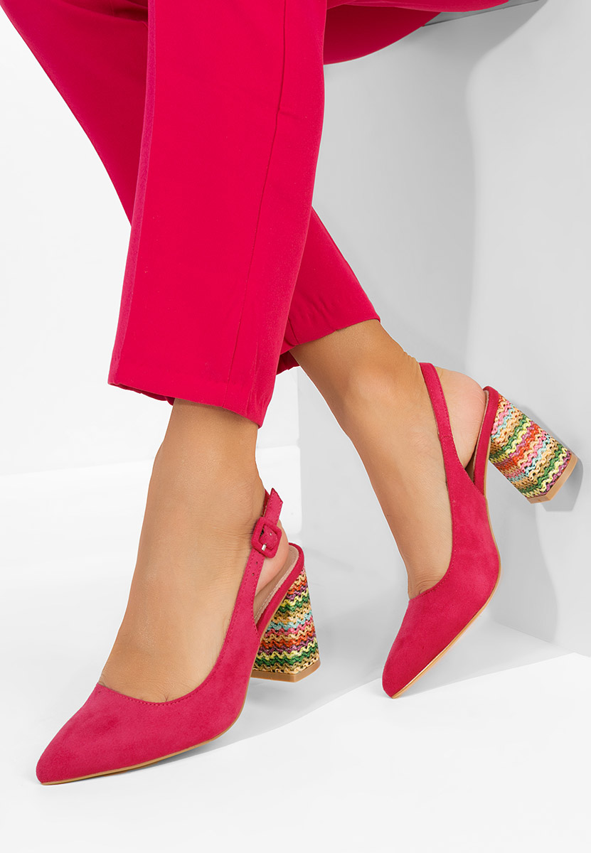 Décolleté Slingback Alesiella fucsia