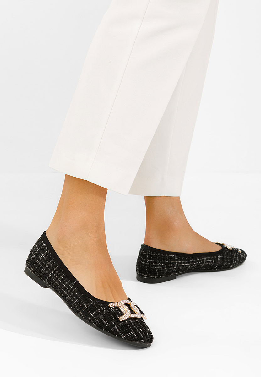 Ballerine eleganti Gaya nero
