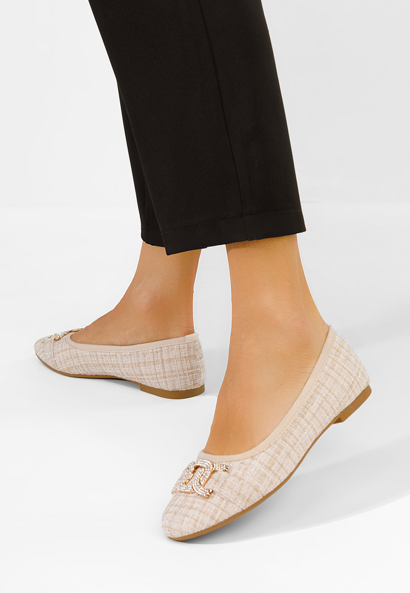 Ballerine eleganti Gaya beige