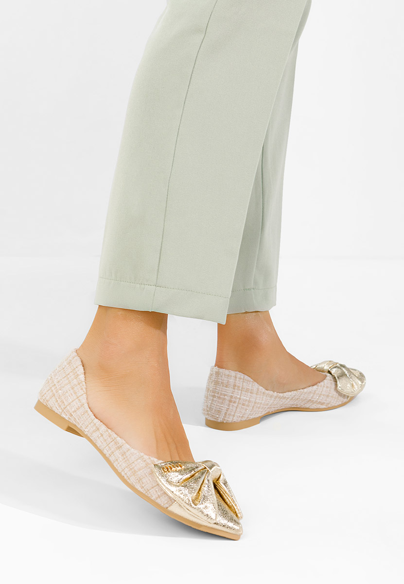 Ballerine eleganti Cassiana beige