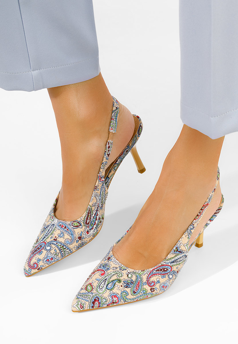 Décolleté Slingback Ivorya beige