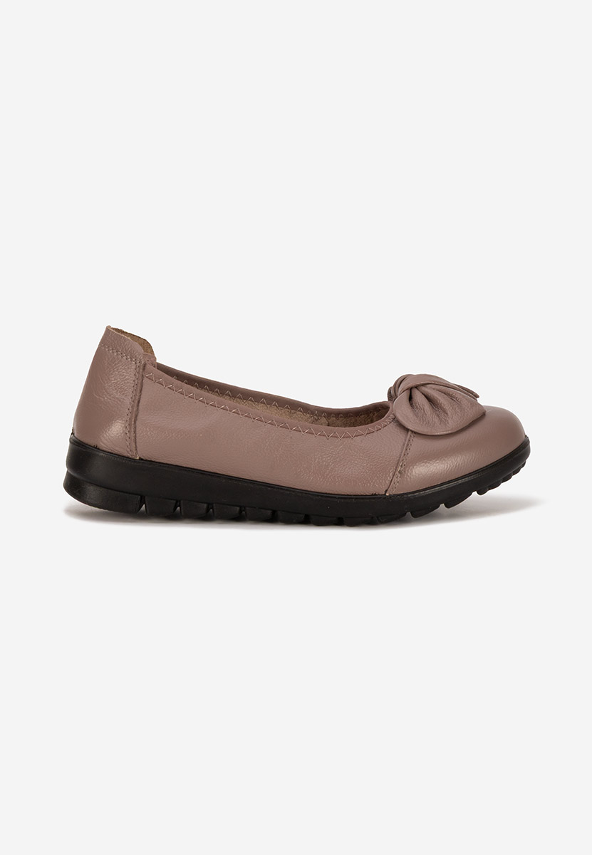 Ballerine pelle Giuliena V2 marrone