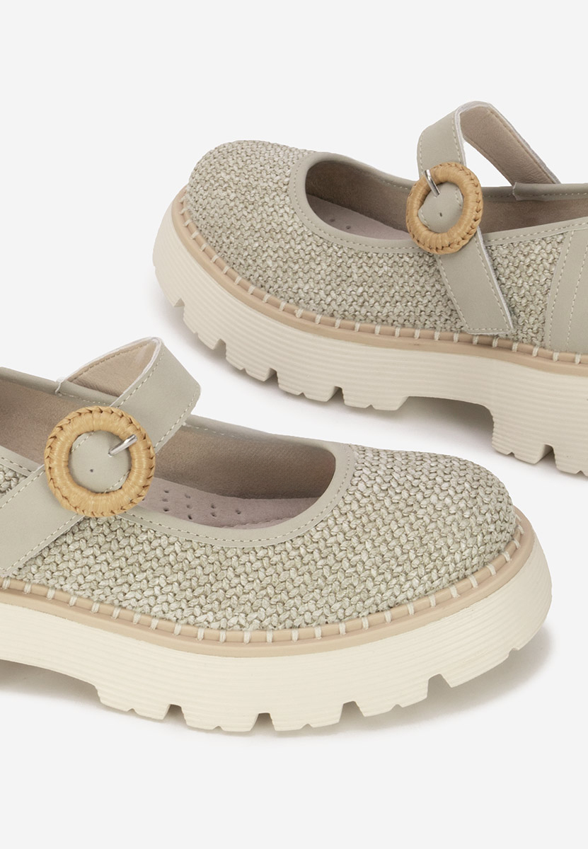 Scarpe basse donna pelle Vamya verdi