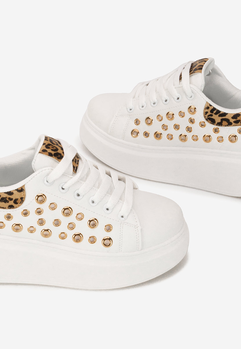 Sneakers con plateau Anaya V6 bianchi