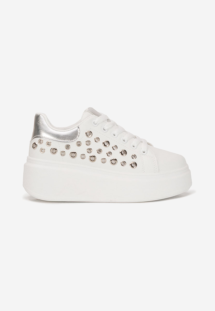 Sneakers con plateau Anaya V4 bianchi