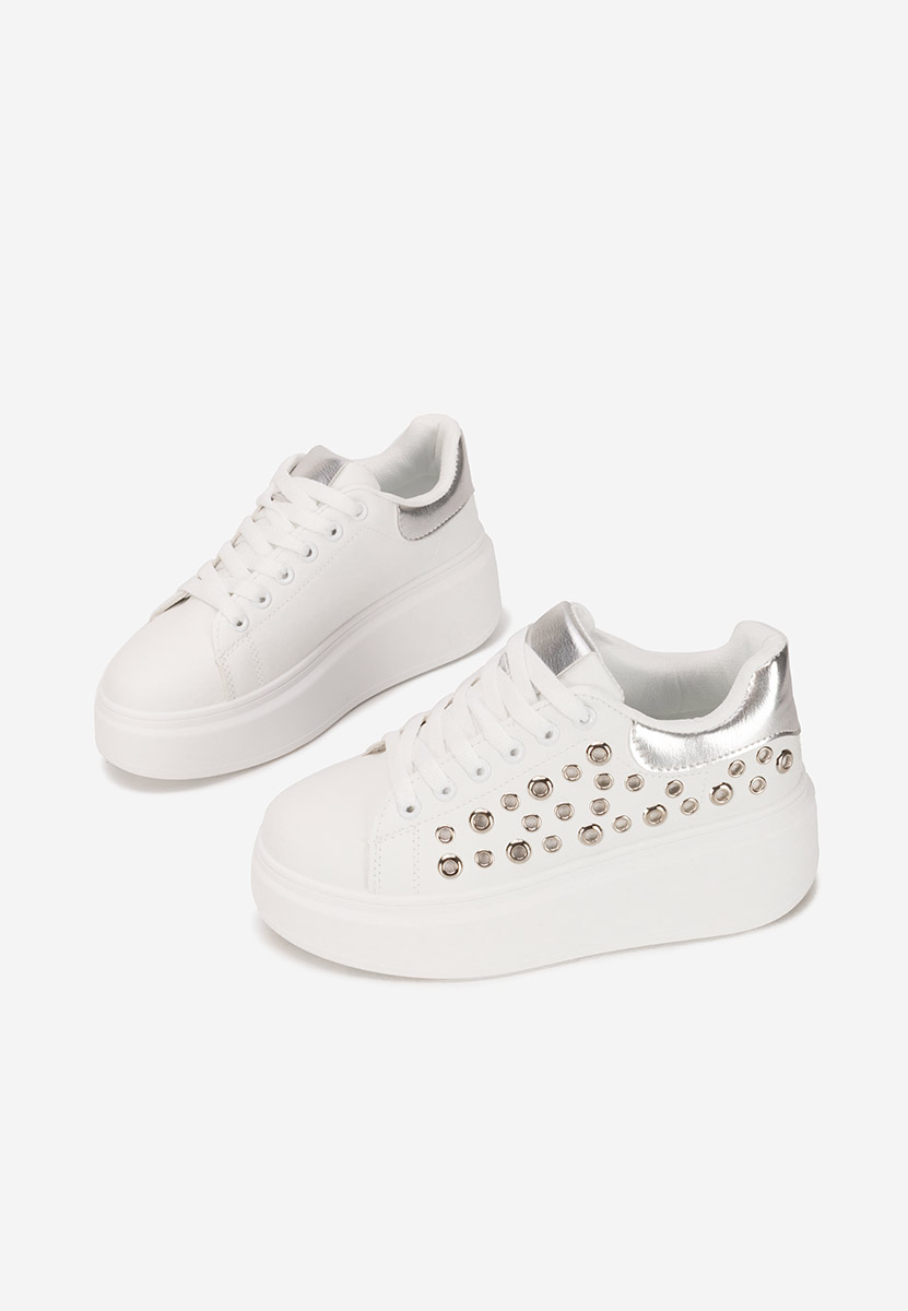 Sneakers con plateau Anaya V4 bianchi