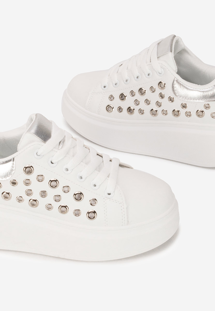 Sneakers con plateau Anaya V4 bianchi