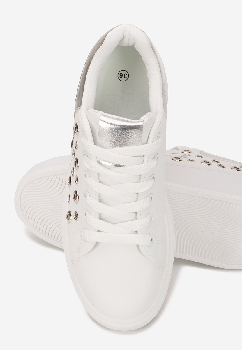 Sneakers con plateau Anaya V4 bianchi