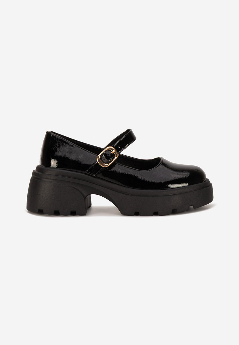 Scarpe con plateau Maliana nero