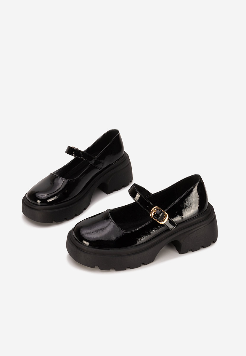 Scarpe con plateau Maliana nero