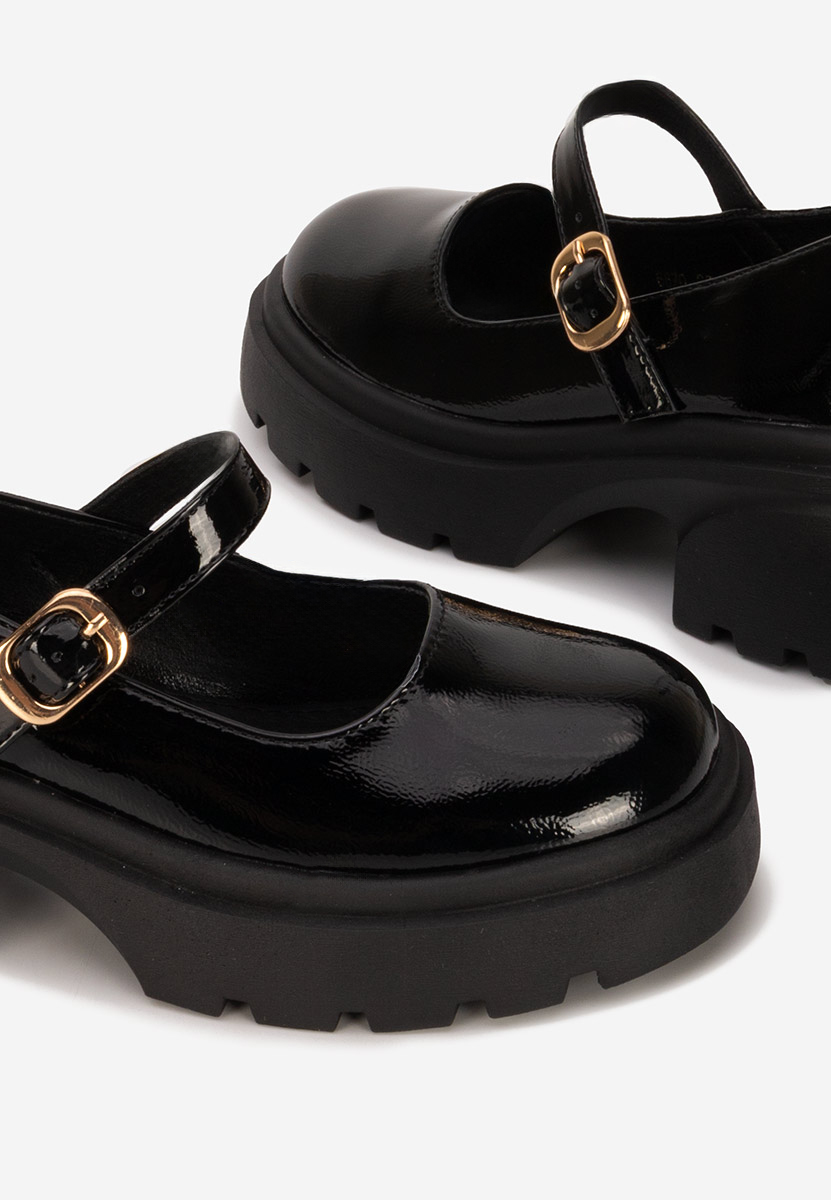 Scarpe con plateau Maliana nero