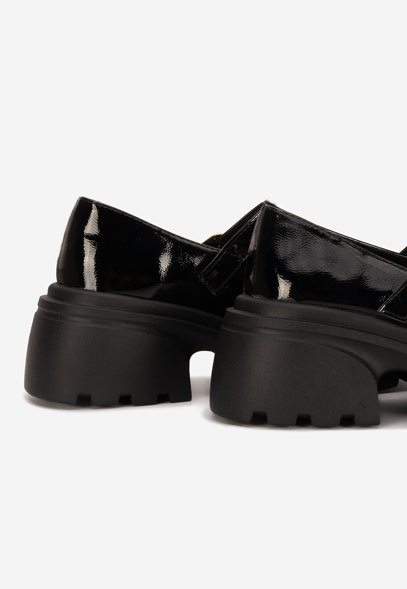 Scarpe con plateau Maliana nero