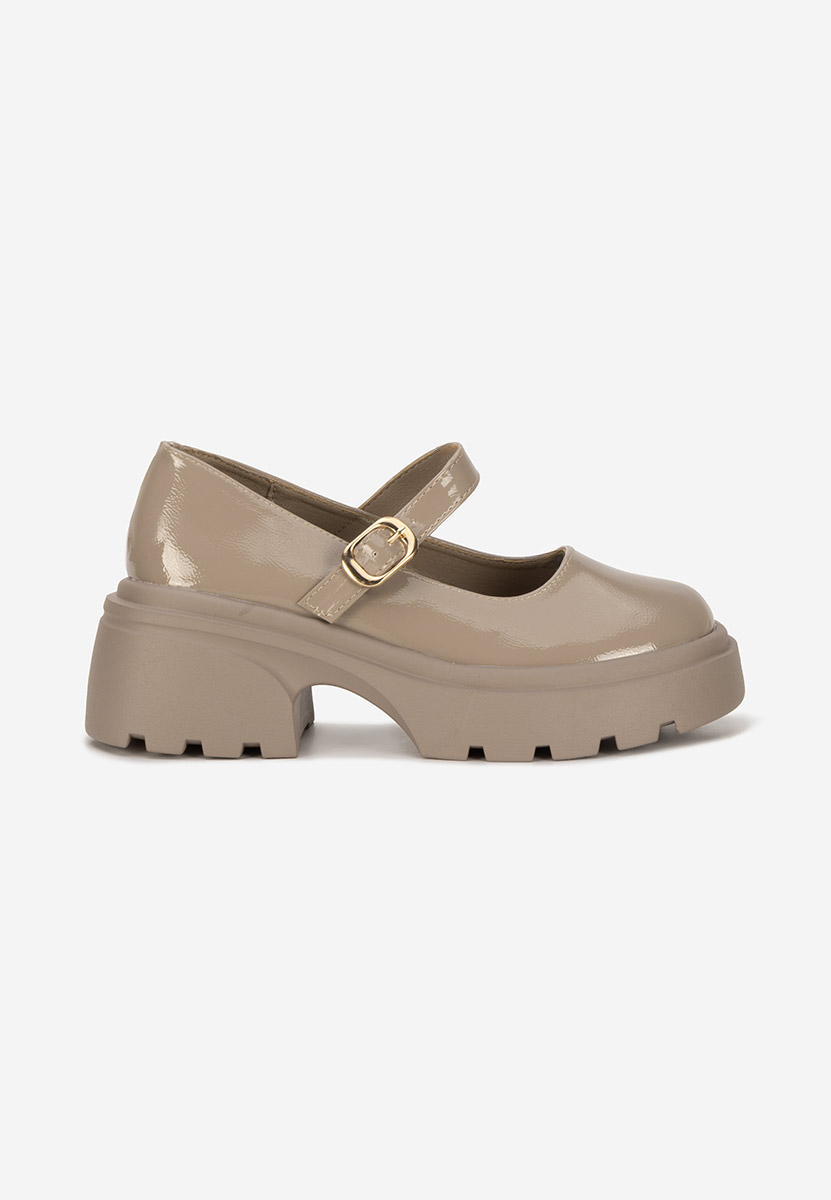 Scarpe con plateau Maliana cachi