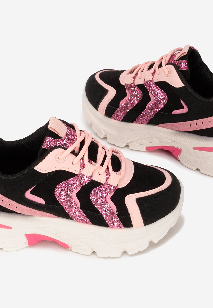 Sneakers con plateau Odinea nero