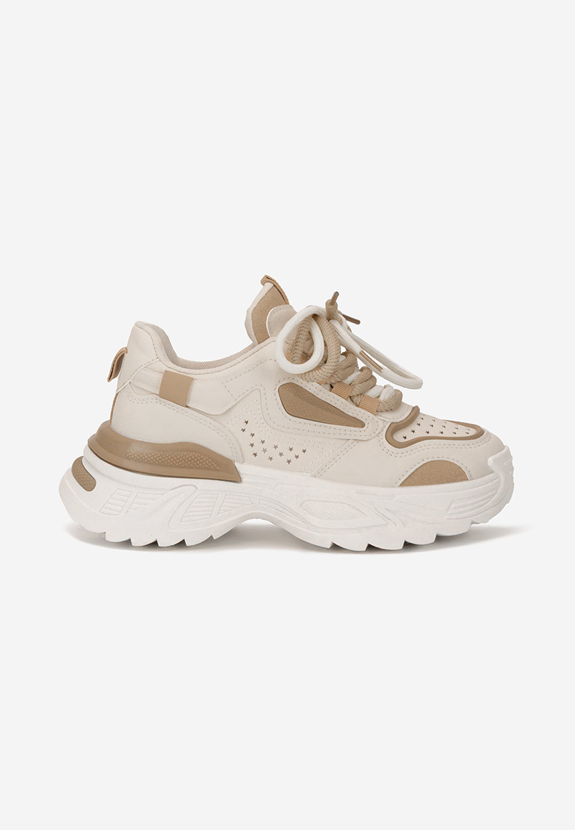 Sneakers con zeppa Dorathy beige