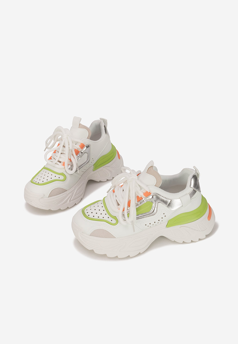 Sneakers con zeppa Dorathy V3 bianchi