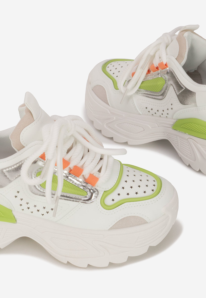 Sneakers con zeppa Dorathy V3 bianchi