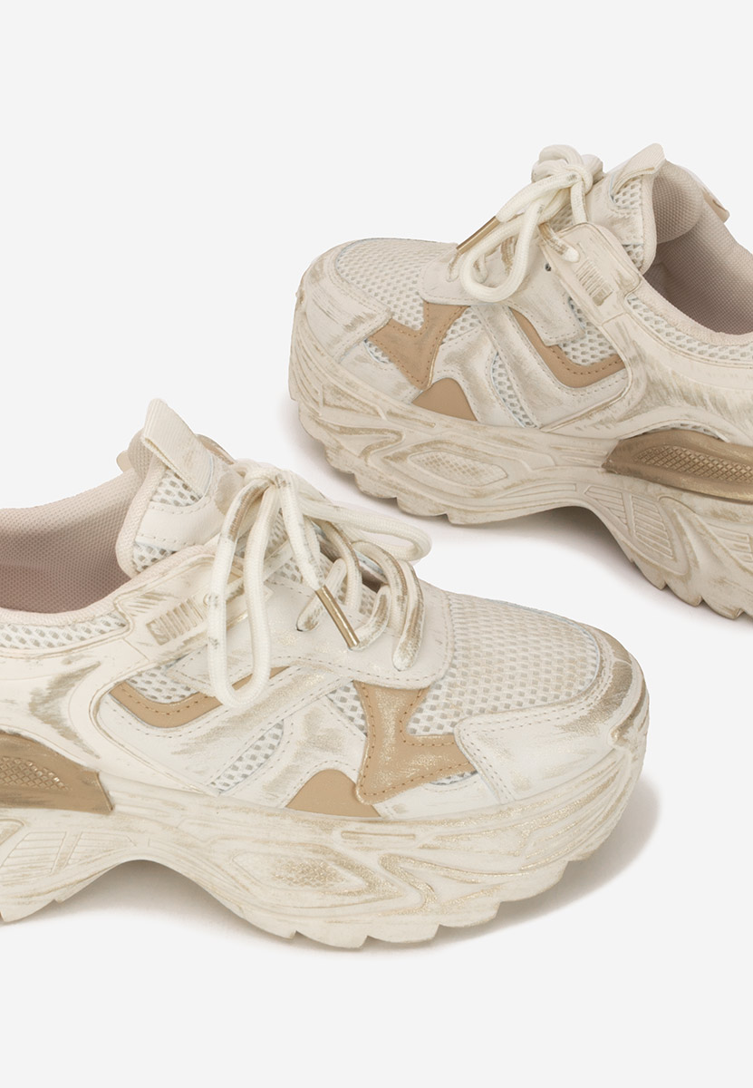 Sneakers con plateau Yalda cachi