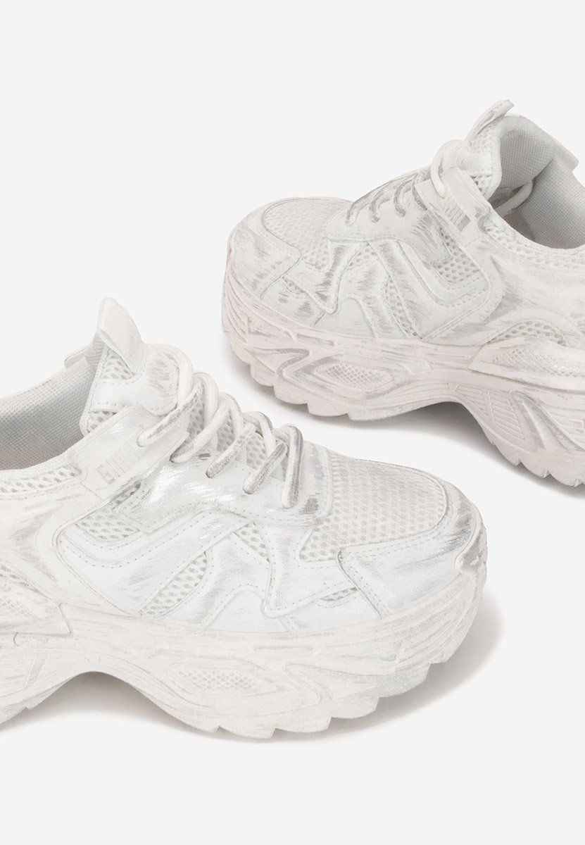 Sneakers con plateau Yalda bianchi