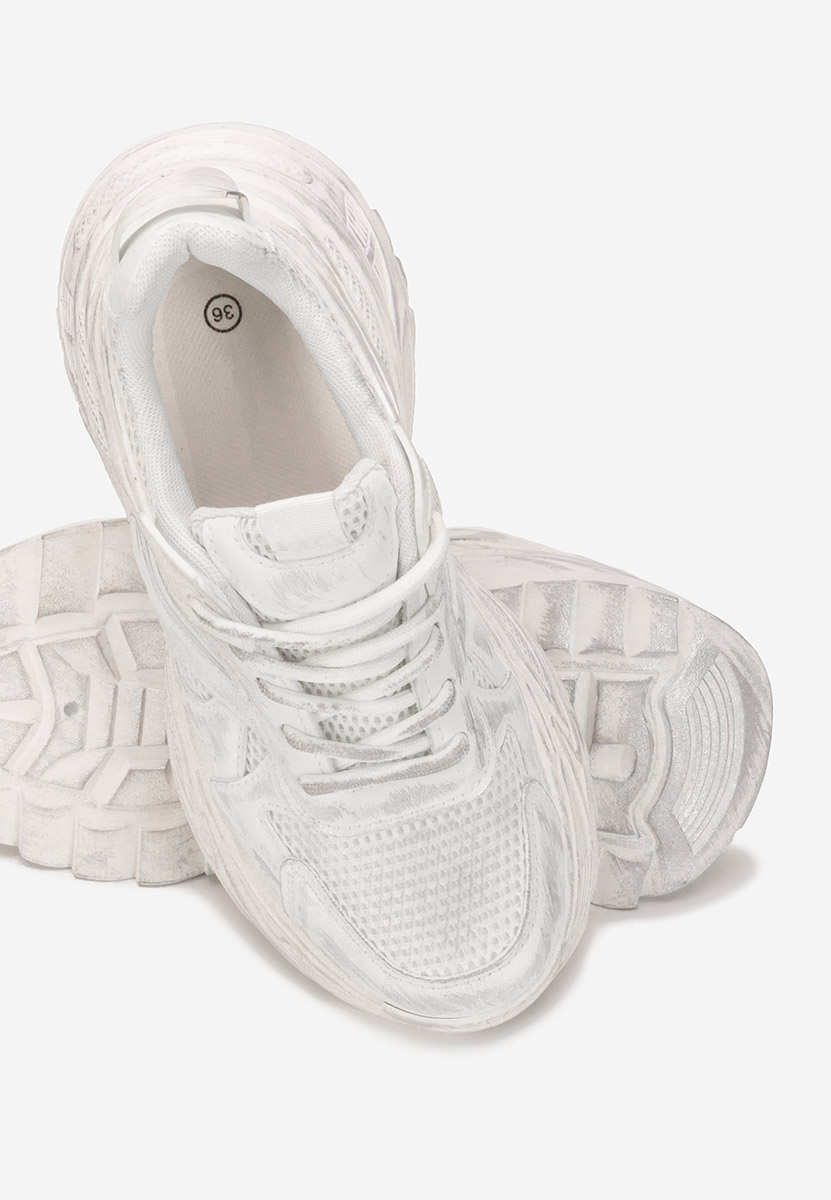Sneakers con plateau Yalda bianchi