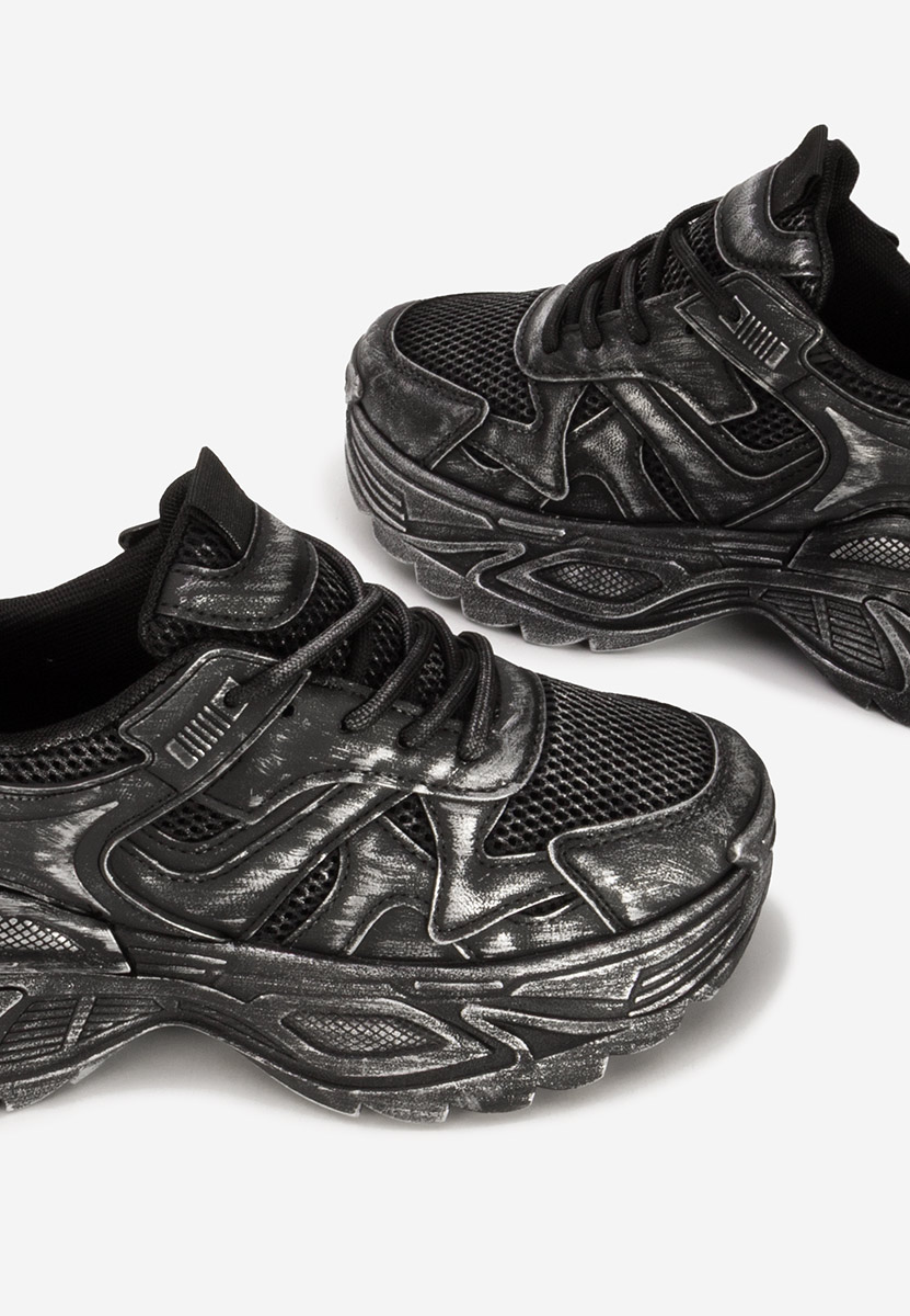 Sneakers con plateau Yalda nero