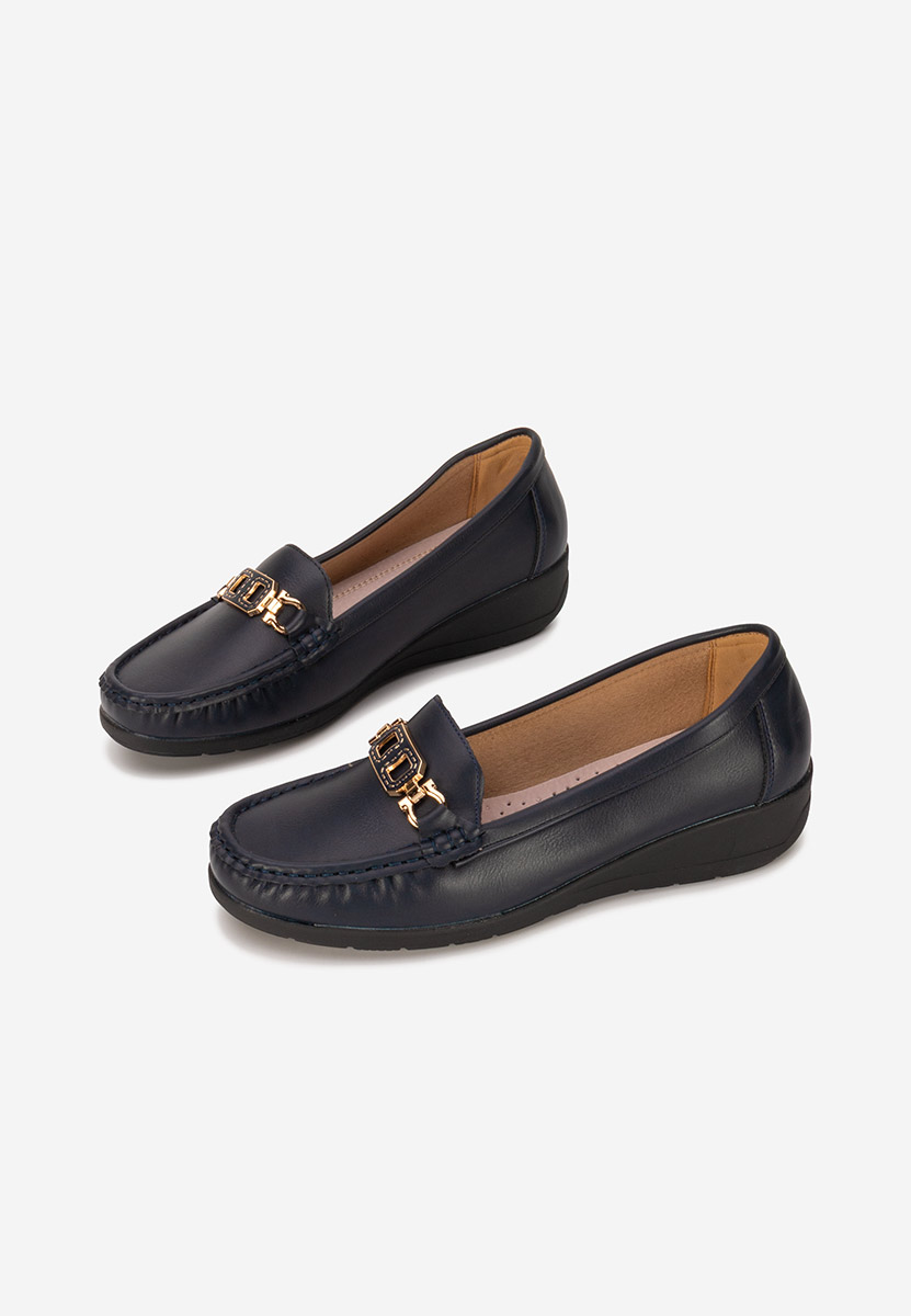 Mocassini da donna Varalia blu marine