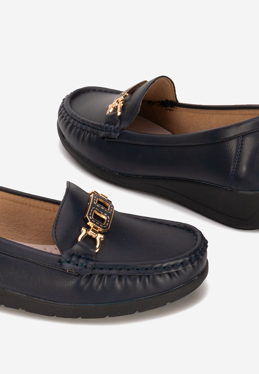 Mocassini da donna Varalia blu marine