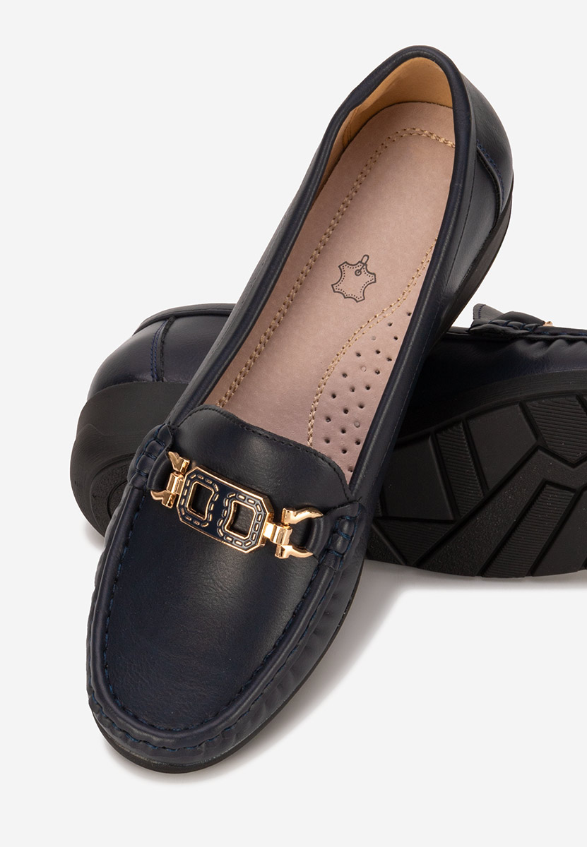 Mocassini da donna Varalia blu marine