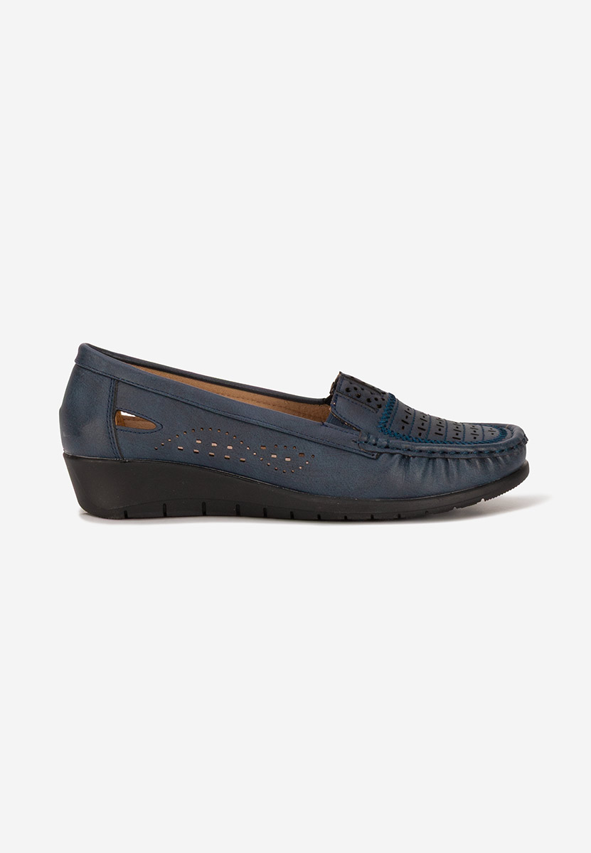 Mocassini da donna Genovia blu marine