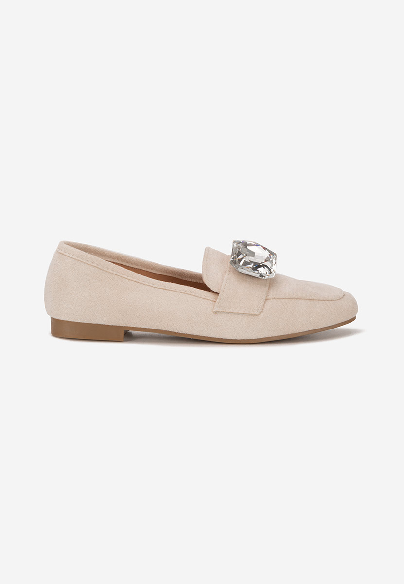 Mocassini donna pelle Olimia beige