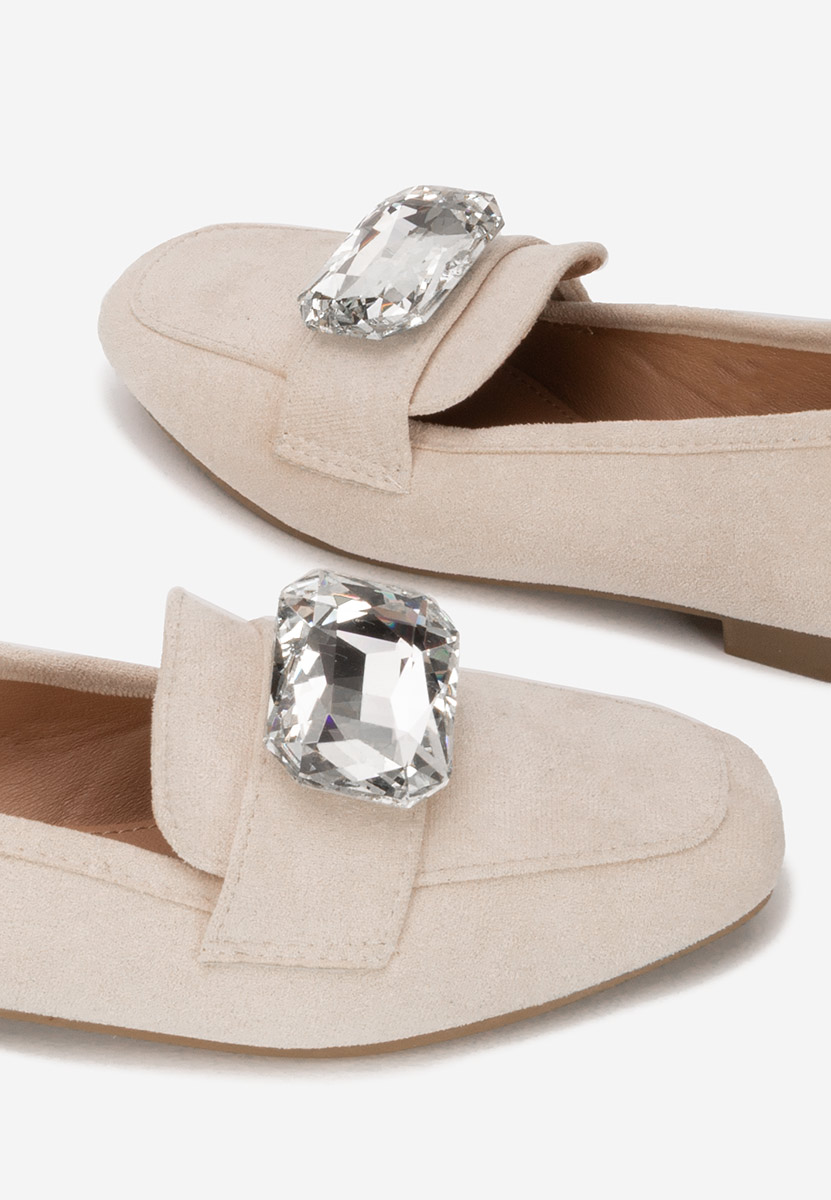 Mocassini donna pelle Olimia beige