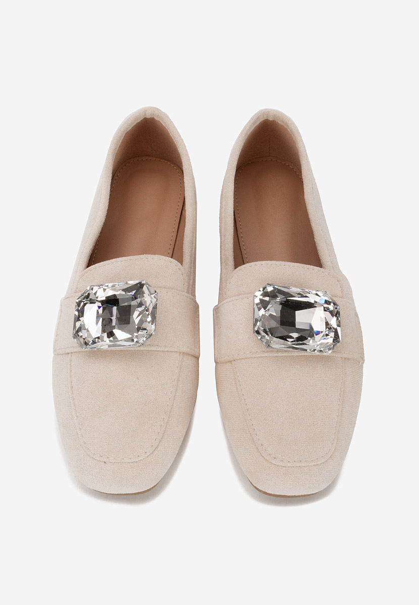 Mocassini donna pelle Olimia beige