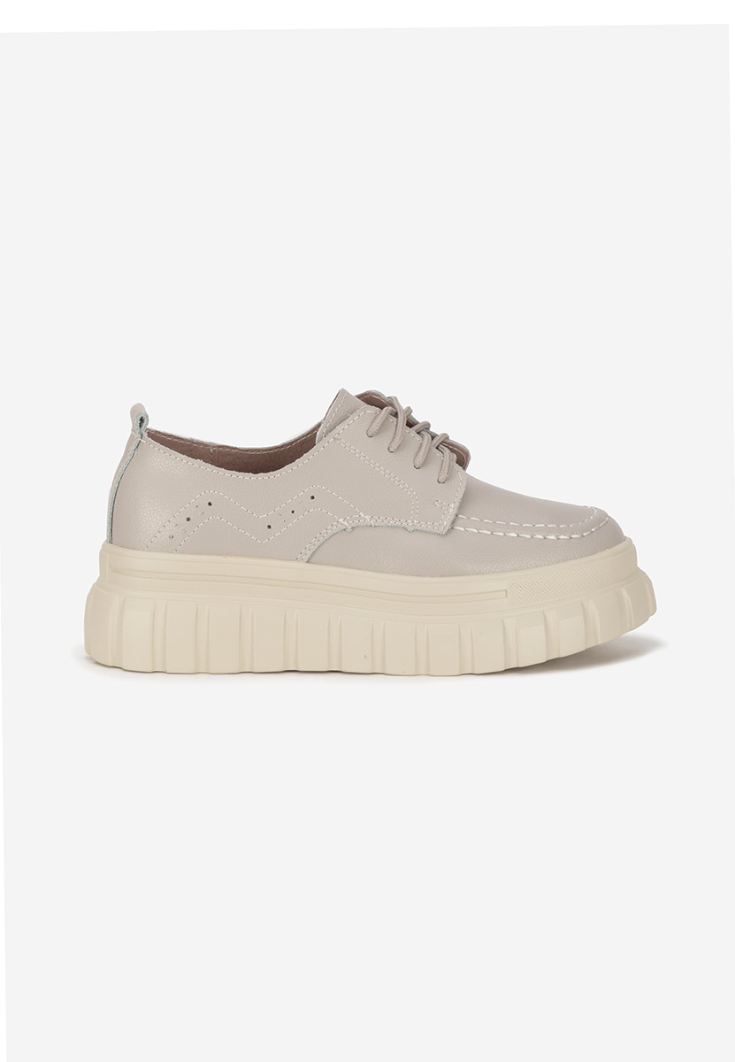 Scarpe basse donna pelle Camya grigio