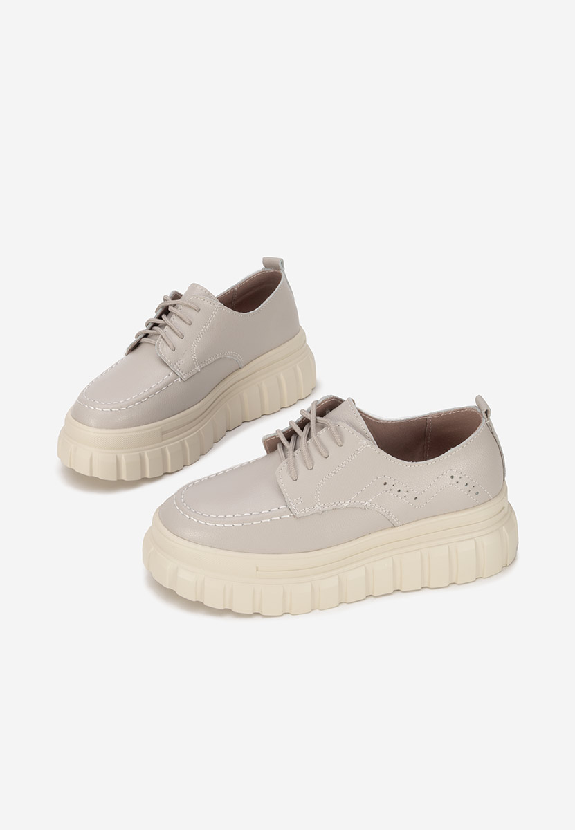 Scarpe basse donna pelle Camya grigio
