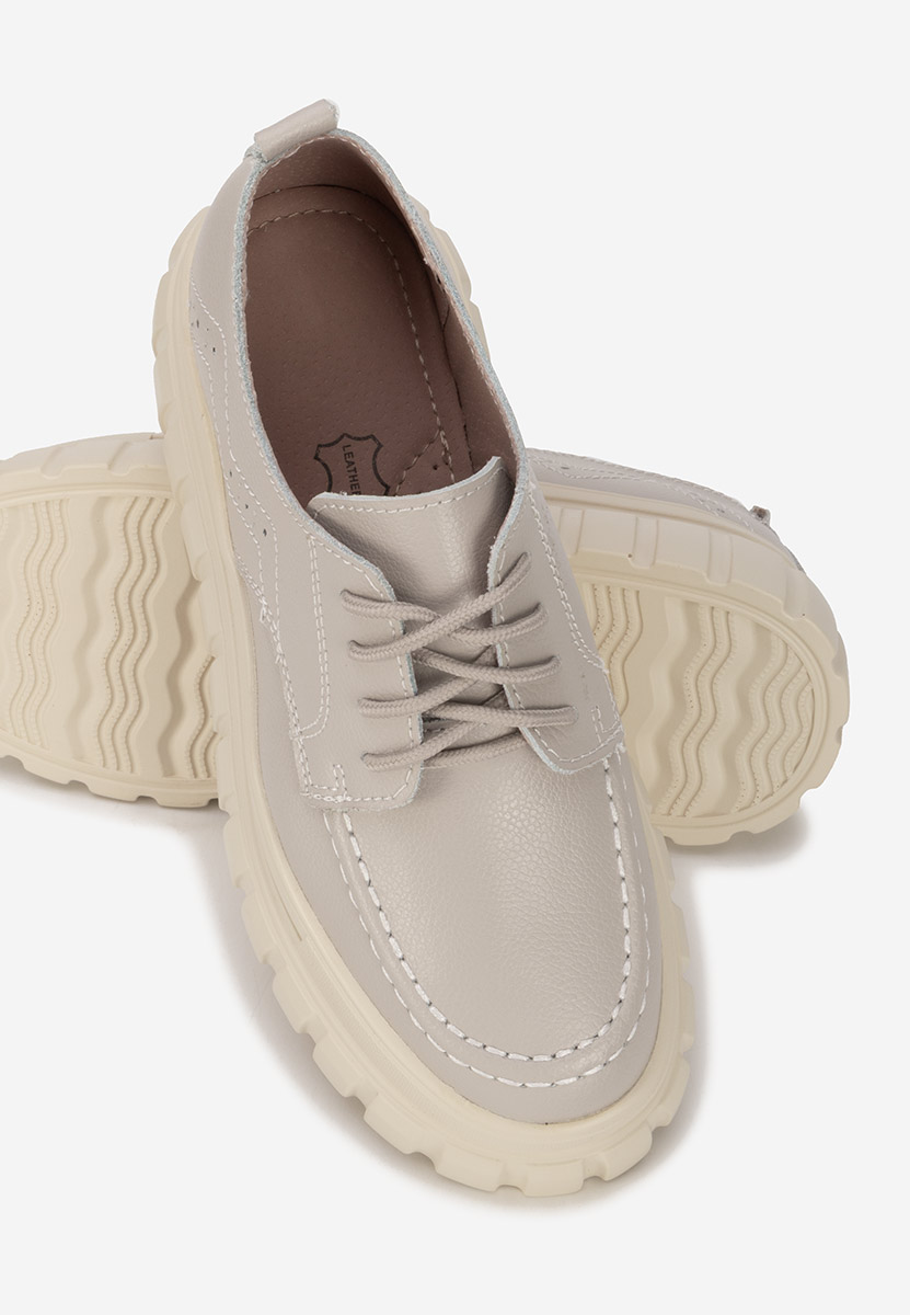 Scarpe basse donna pelle Camya grigio