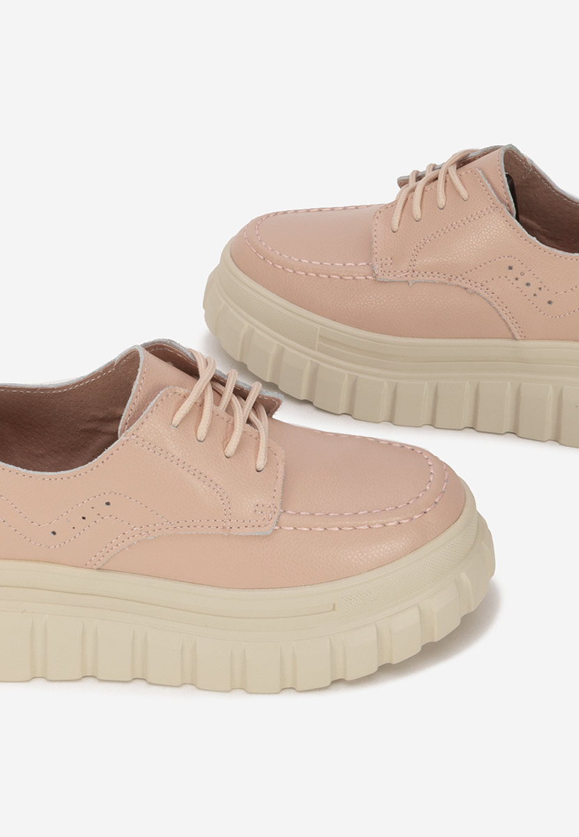 Scarpe basse donna pelle Camya rosa