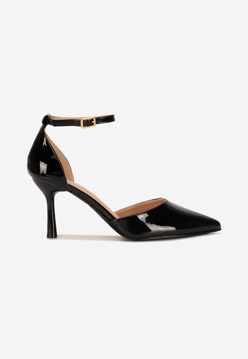 Décolleté in vernice Carliena nero