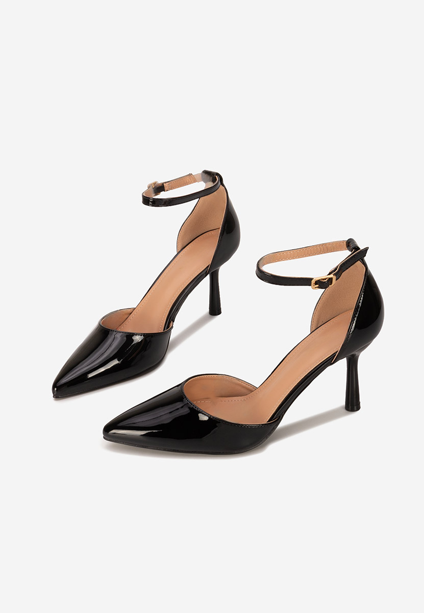 Décolleté in vernice Carliena nero