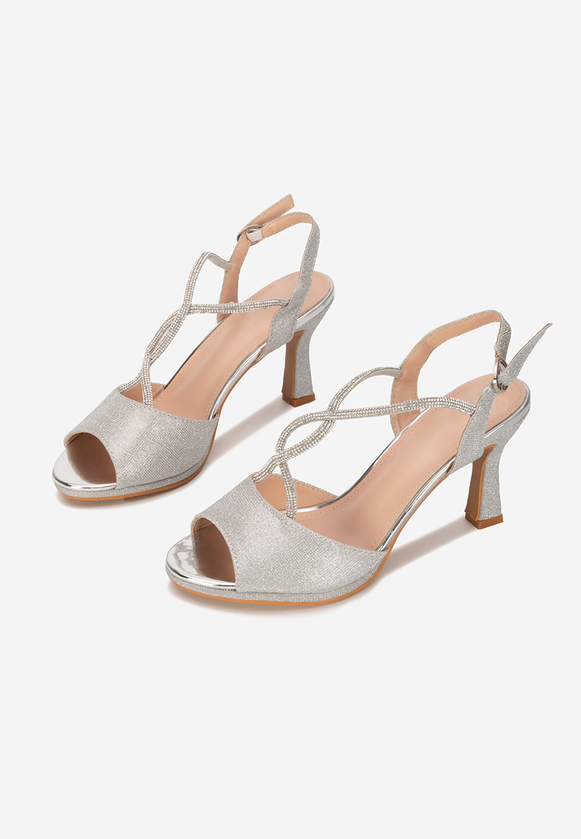Sandali eleganti Carlienia argento