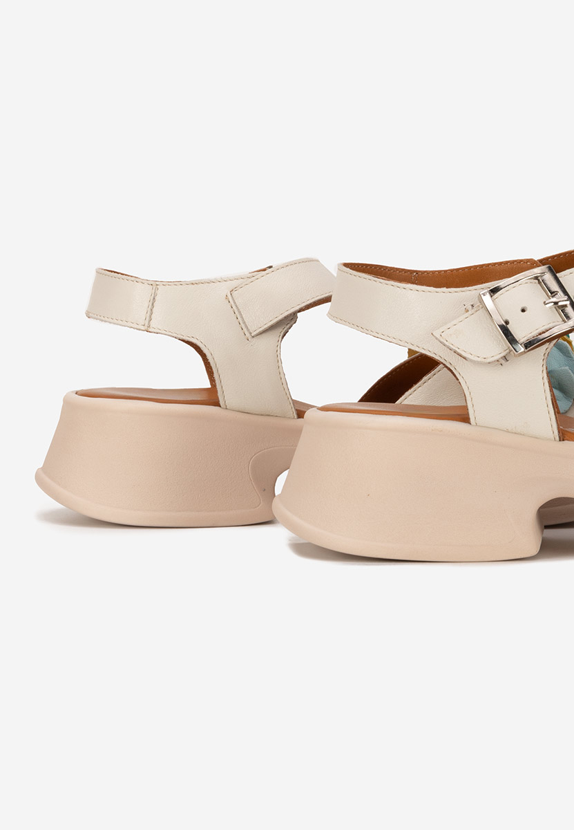 Sandali pelle Masaka beige