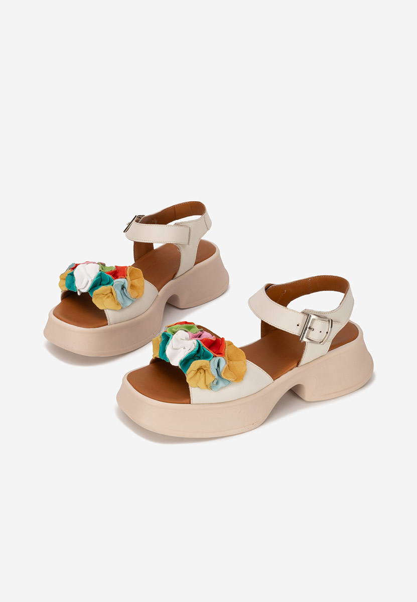 Sandali pelle Masaka beige
