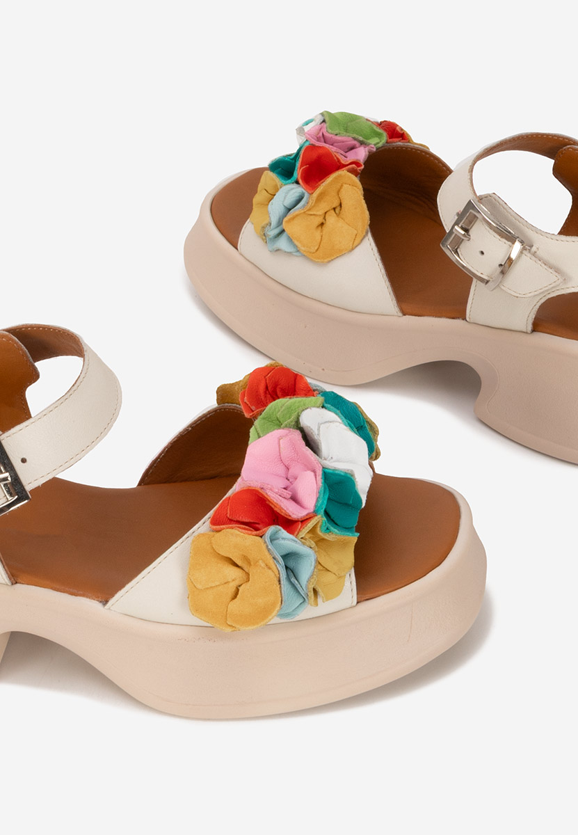 Sandali pelle Masaka beige