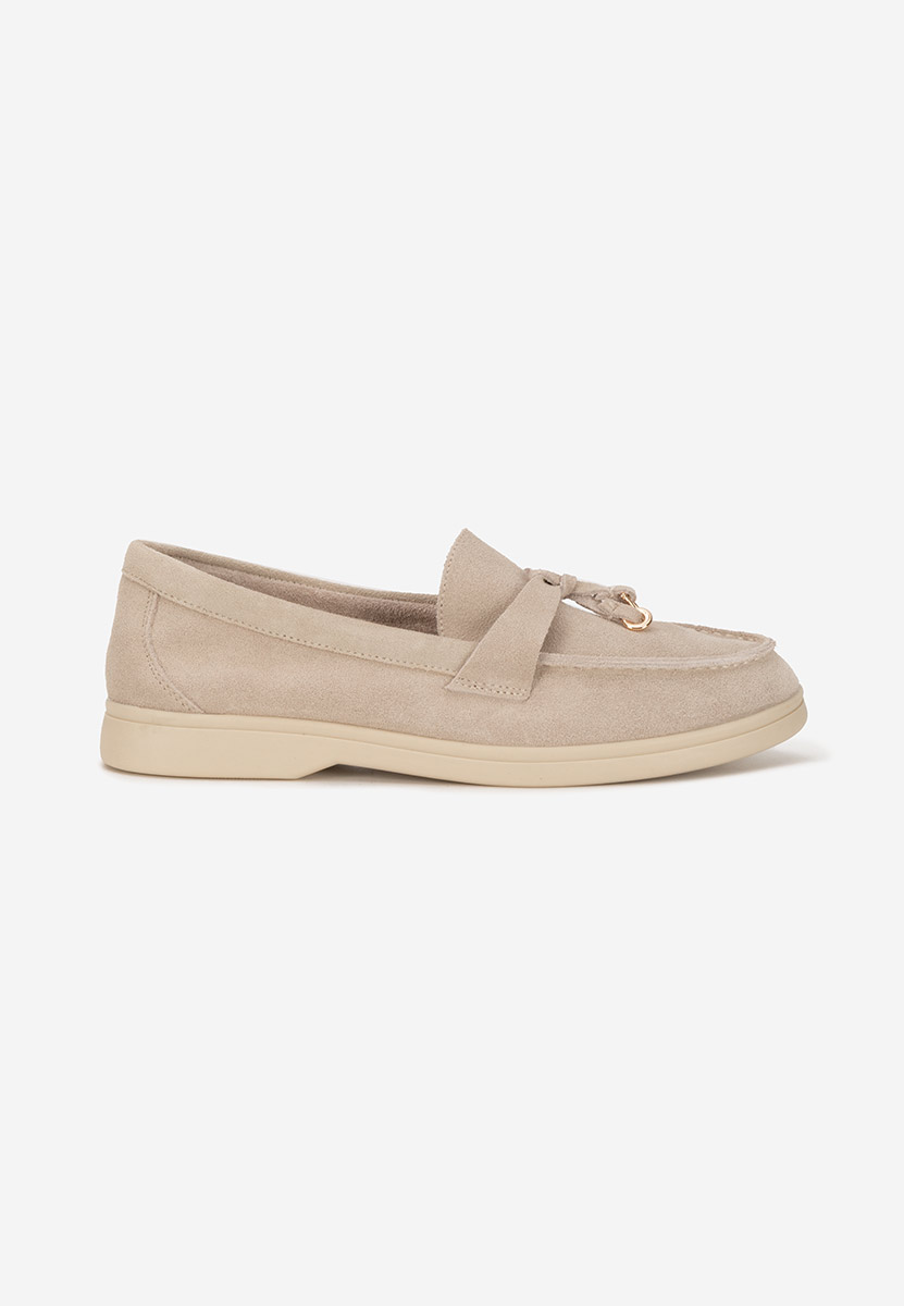 Mocassini donna pelle Ortansa beige