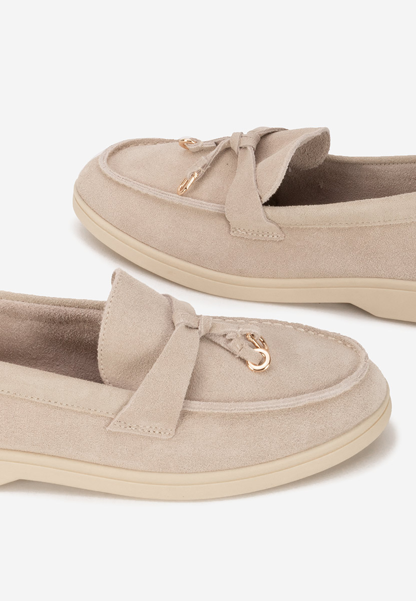 Mocassini donna pelle Ortansa beige