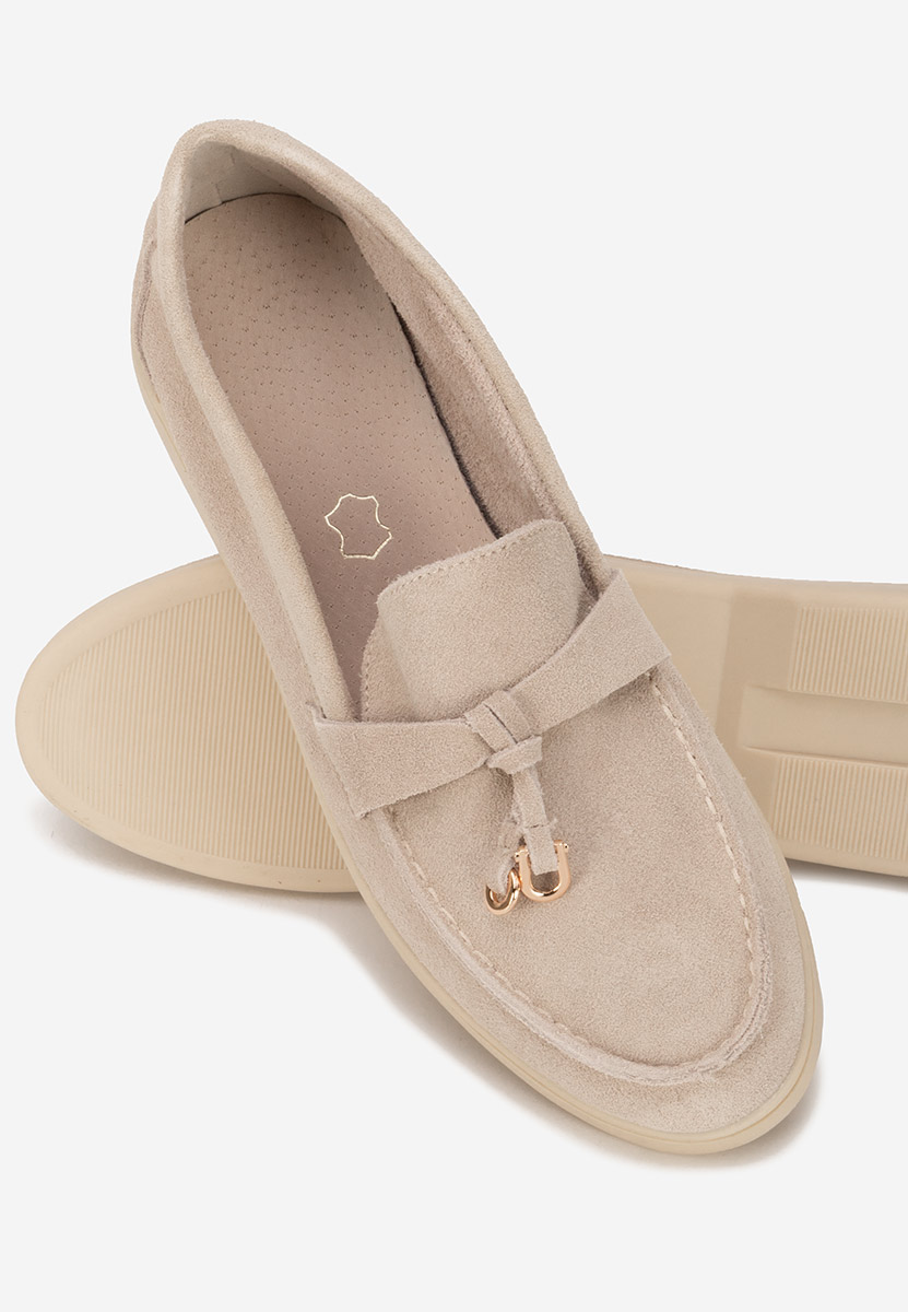Mocassini donna pelle Ortansa beige