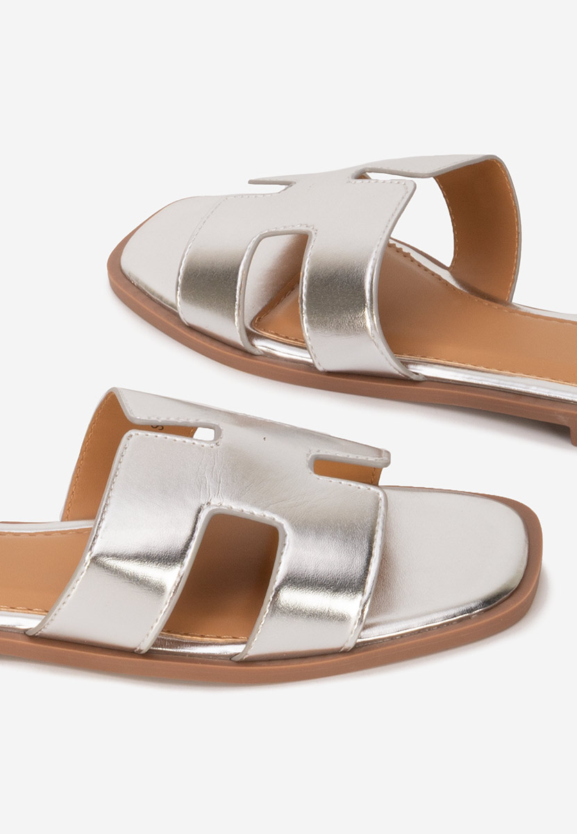 Ciabatte donna Lecya argento